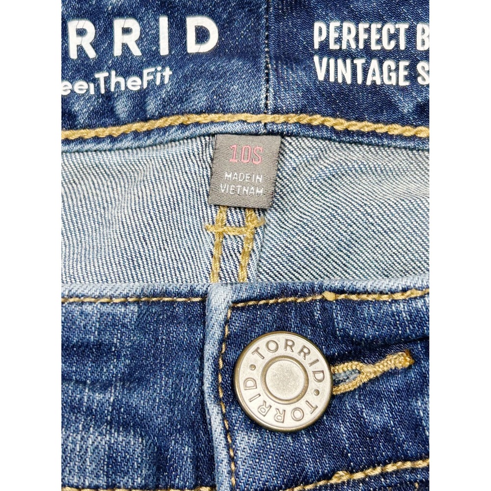 Torrid Perfect Boyfriend Ankle Vintage Stretch Jeans 10S - Picture 4 of 7